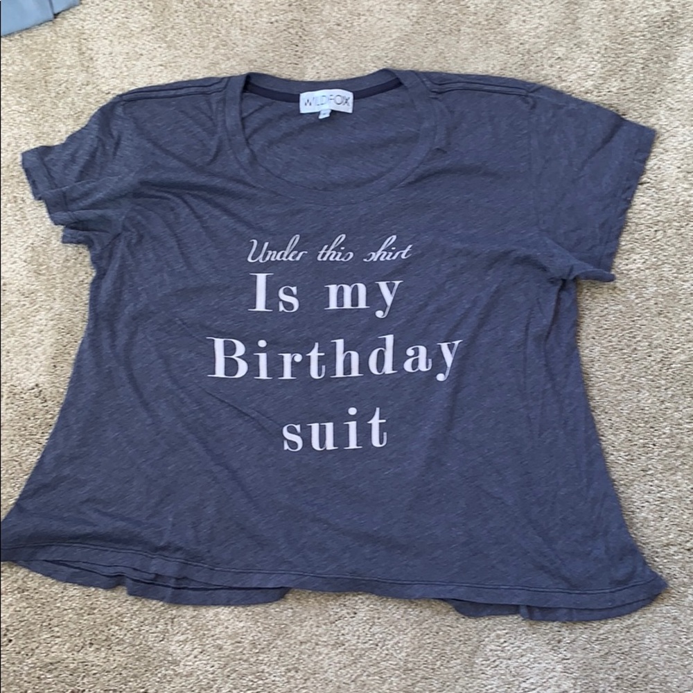 WORN ONCE WILDFOX SHIRT